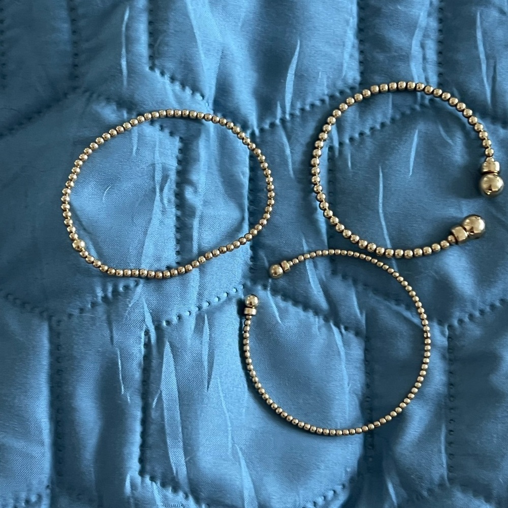 enewton gold stack 3 bracelets - like new condition